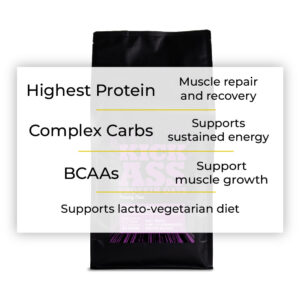 Kick Ass protein oats creamy choc flavour quick facts.