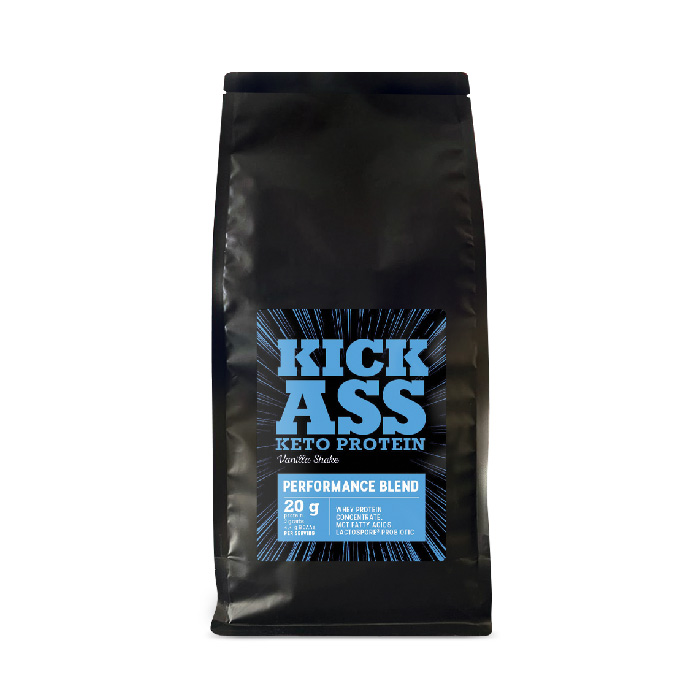 Kick Ass keto protein vanilla shake 1kg.